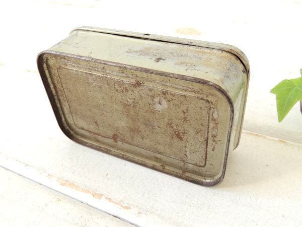 1950y~Snake・ヘビ ファーストエイド・ヴィンテージ・救急箱・ブリキ缶・