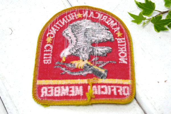 ノースアメリカン ハンティング クラブ イーグル ヴィンテージ 刺繍 ワッペン USA 会員