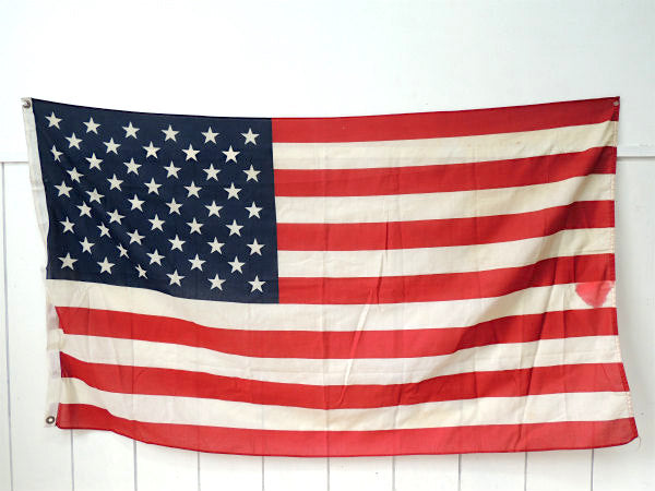 【アメリカ合衆国・50星】ヴィンテージ・星条旗・アメリカンフラッグ・USA★