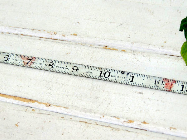 【Carlson&Sullivan】10FT・ビンテージ・メジャーテープ・巻尺・USA・工具・工業系