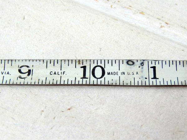 【Carlson&Sullivan】10FT・ビンテージ・メジャーテープ・巻尺・USA・工具・工業系