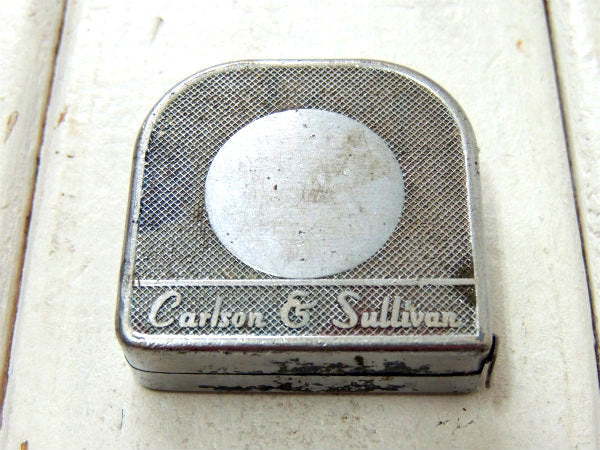 【Carlson&Sullivan】10FT・ビンテージ・メジャーテープ・巻尺・USA・工具・工業系
