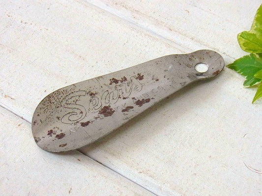 Sears シアーズ・スチール製・ノベルティ・ヴィンテージ・靴べら シューホーン USA