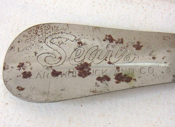 Sears シアーズ・スチール製・ノベルティ・ヴィンテージ・靴べら　シューホーン USA