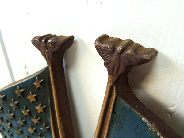 【アメリカ合衆国/忠誠の誓い】星条旗・ヴィンテージ・壁掛式・看板・サイン・旗