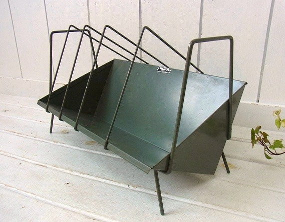 【VERTIFLEX】脚付き・ヴィンテージ・書類スタンド/ブックスタンド/本立て USA