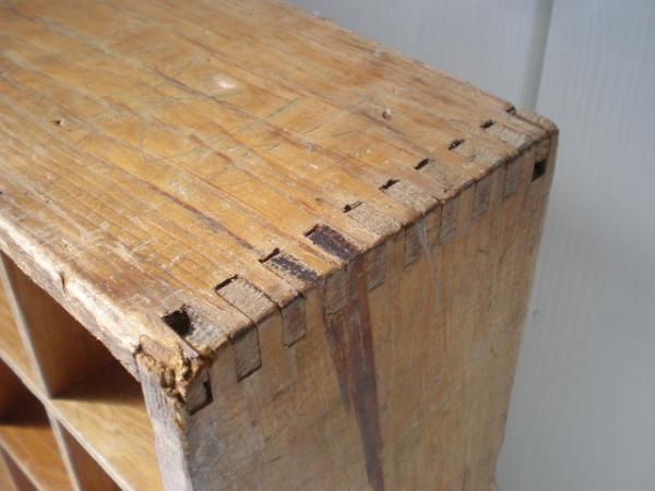 USA　木製ヴィンテージ・コレクションボックス
