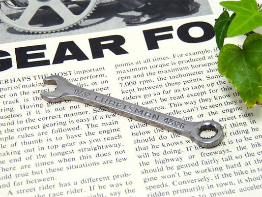 【クラフトマン・9/32】ヴィンテージ・コンビネーションレンチ・USA・工業系/ツール/工具