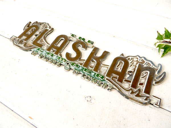 THE ALASKA CAMPER 1953 RV モーターホーム キャンピングカー ヴィンテージ エンブレム USA