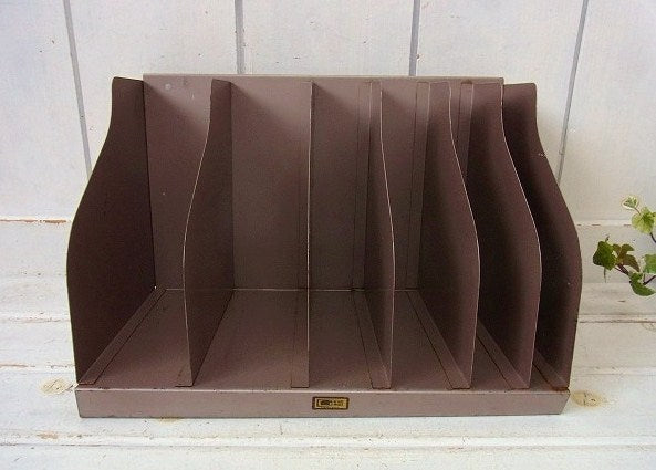 【FLASH FILING】メタル製・ヴィンテージ・書類スタンド/ブックスタンド/本立て USA