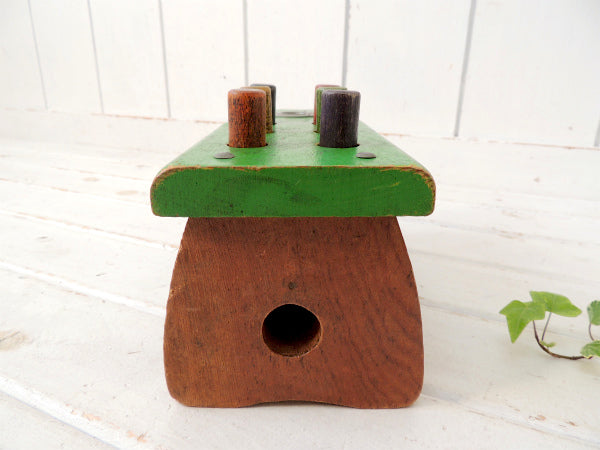 【PLAYSKOOL】プレイスクール・NOK OUT BENCH・木製のヴィンテージ・おもちゃ