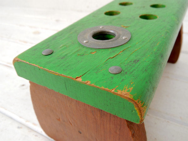 【PLAYSKOOL】プレイスクール・NOK OUT BENCH・木製のヴィンテージ・おもちゃ