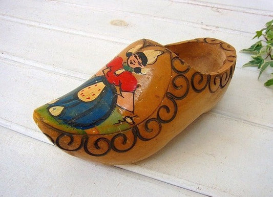 オランダ製・アンティーク・木製くつ・木靴・HOLLAND・オブジェ