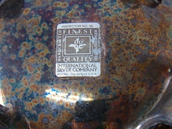 猫脚デザイン・シルバー製・アンティーク・ピッチャー/水差し/銀製 USA