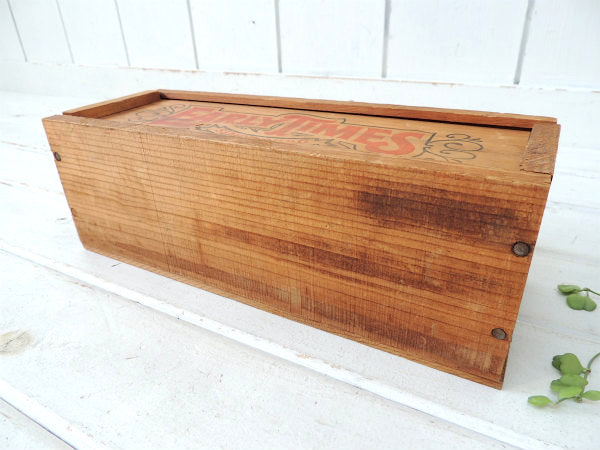 【EARLY TIMES/アーリー・タイムズ】バーボン・ウイスキー・アンティーク・ウッドボックス