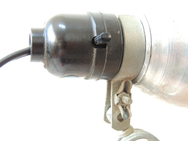 【LEVITON】ブリキ製・ヴィンテージ・クリップライト/ポータブルランプ/照明 /工業系 USA