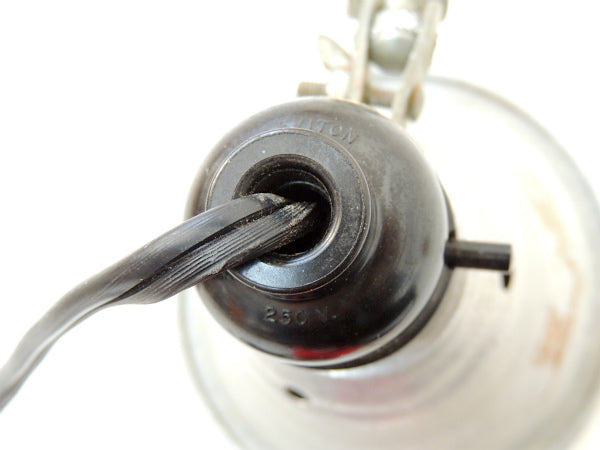 【LEVITON】ブリキ製・ヴィンテージ・クリップライト/ポータブルランプ/照明 /工業系 USA