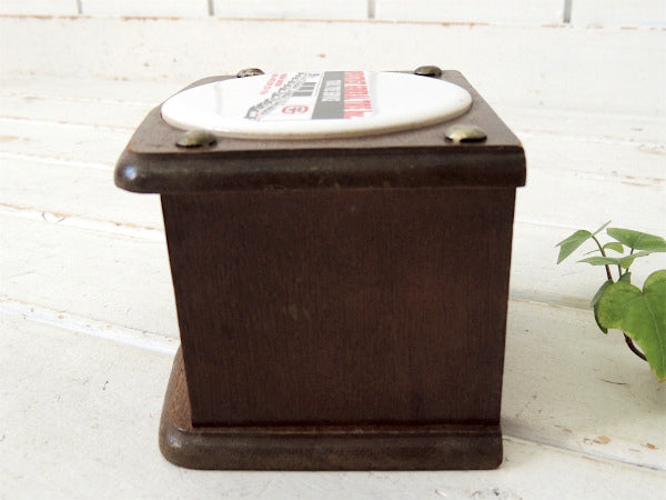 【GE TIRE・タイヤ・トラック】アドバタイジング・木製・ビンテージ・コースターセット・アメ車