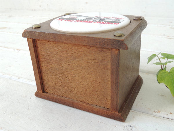 【GE TIRE・タイヤ・トラック】アドバタイジング・木製・ビンテージ・コースターセット・アメ車