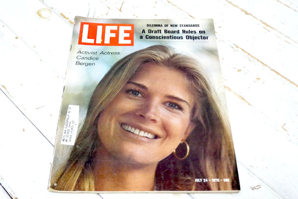 LIFE ライフ USA 1970's 雑誌 アメリカンビンテージ ワーゲンバス アメ車 看板 女優