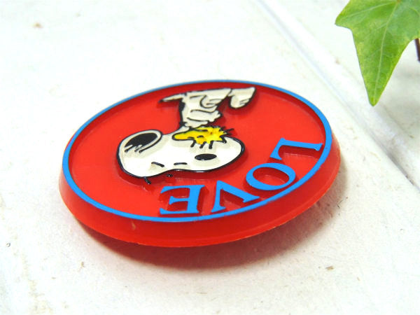 【1958.1965y・LOVE】スヌーピー&ウッドストック・ヴィンテージ・バッジ