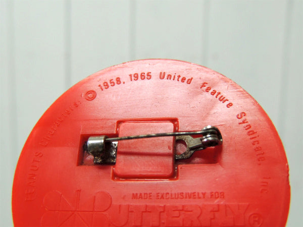 【1958.1965y・LOVE】スヌーピー&ウッドストック・ヴィンテージ・バッジ