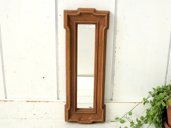 HOMCO・USA ウッド柄 ・ミッドセンチュリー・ヴィンテージ・ミラー 鏡 壁飾り ウォールデコ