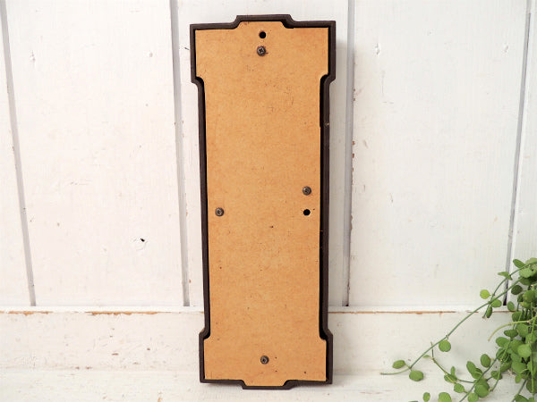 HOMCO・USA ウッド柄 ・ミッドセンチュリー・ヴィンテージ・ミラー 鏡 壁飾り ウォールデコ