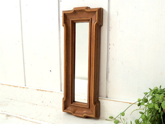 HOMCO・USA ウッド柄 ・ミッドセンチュリー・ヴィンテージ・ミラー 鏡 壁飾り ウォールデコ