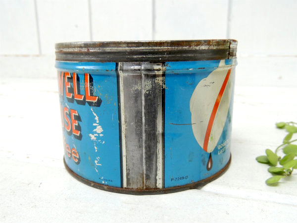 【MAXWELL HOUSE Coffee】ブリキ製・ヴィンテージ・コーヒー缶/ティン缶USA