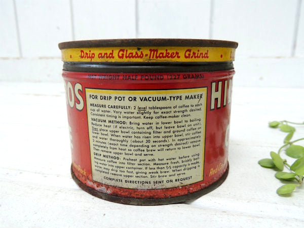 【ヒルスコーヒー】USA!ちいさなブリキ製・ヴィンテージ・コーヒー缶/スモールサイズ
