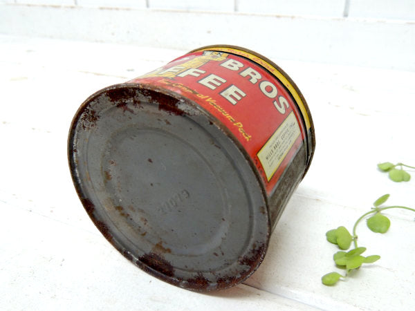 【ヒルスコーヒー】USA!ちいさなブリキ製・ヴィンテージ・コーヒー缶/スモールサイズ
