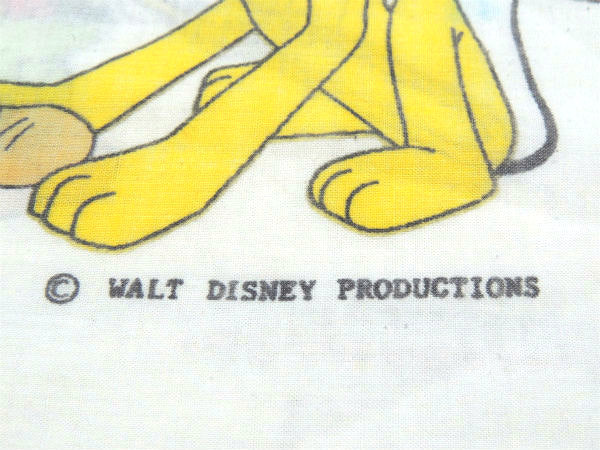 【ミッキー&フレンズ】3匹のこぶた・オーケストラ柄・ヴィンテージ・ピロケース・枕カバー USA