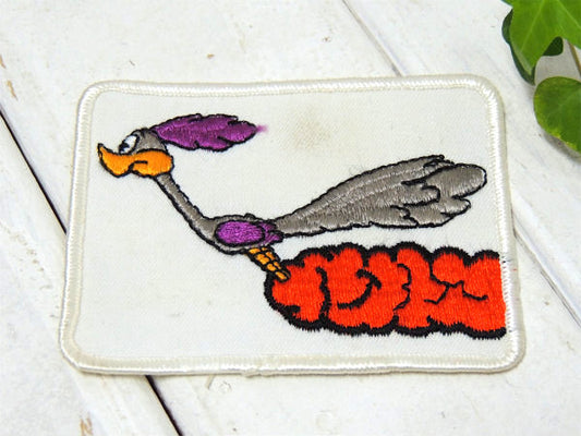 【ロードランナー・ROAD RUNNER】1960~70's・ヴィンテージ・ワッペン・刺繍・USA