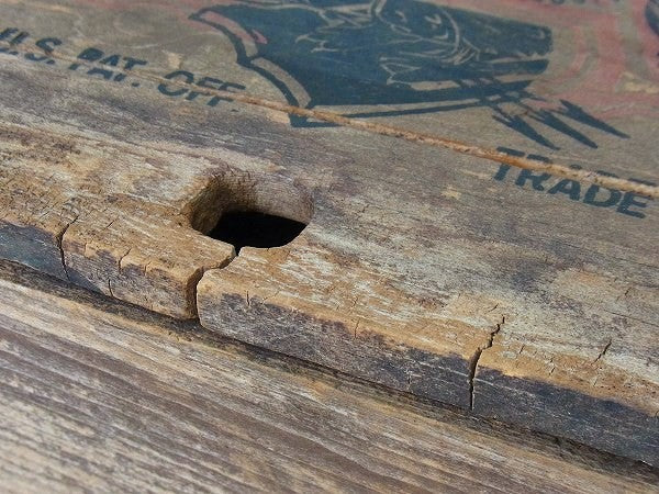 【Budweiser】バドワイザー・フタ付き・ヴィンテージ・ウッドボックス/木箱 USA