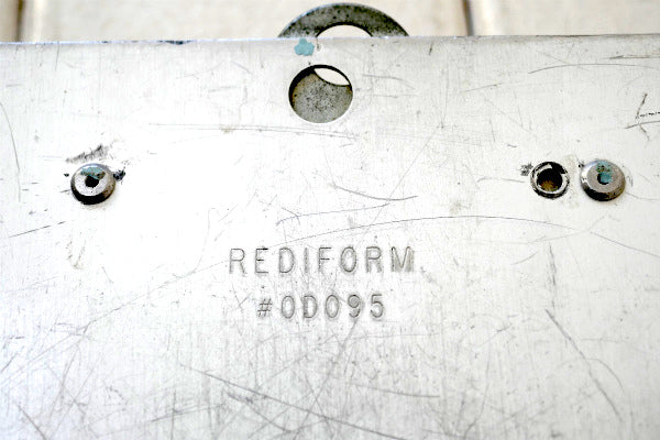 REDIFORM アルミ ヴィンテージ ロング クリップボード バインダー 工業系 USA インダストリアル