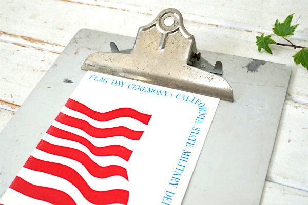 REDIFORM アルミ ヴィンテージ ロング クリップボード バインダー 工業系 USA インダストリアル