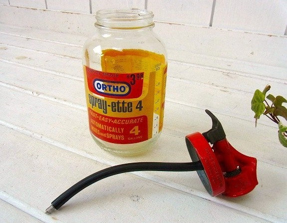 【ORTHO】ガラス製×メタル製・ヴィンテージ・スプレーガン/スプレーボトル USA