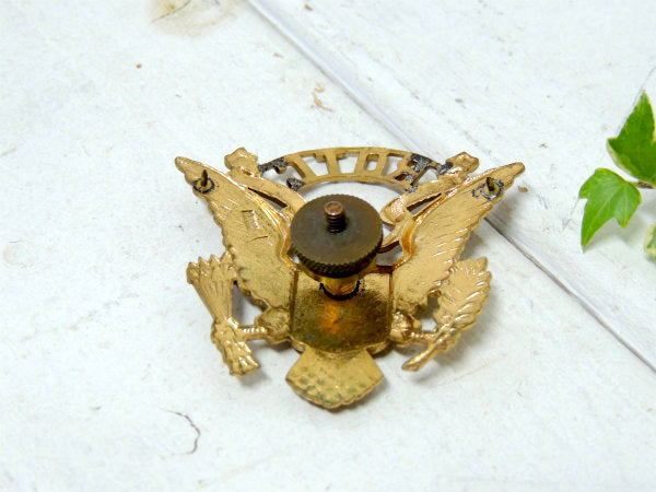 ミリタリー・イーグル ROTC・勲章・ヴィンテージ・ピンバッジ・ピンズ・アクセサリー・ゴールドトーン