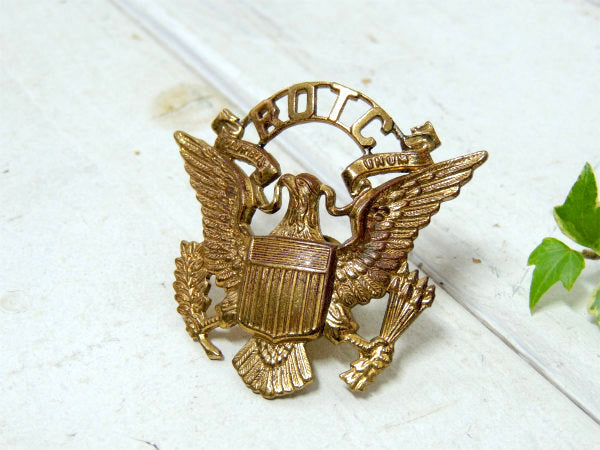 ミリタリー・イーグル ROTC・勲章・ヴィンテージ・ピンバッジ・ピンズ・アクセサリー・ゴールドトーン