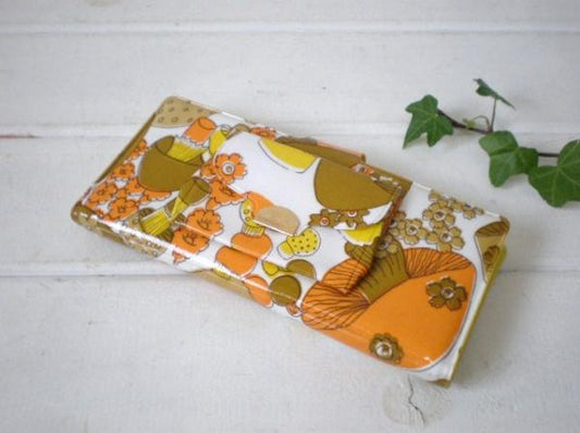 USA　70’s　キノコ　レトロ柄・デッドストック・ヴィンテージ手帳