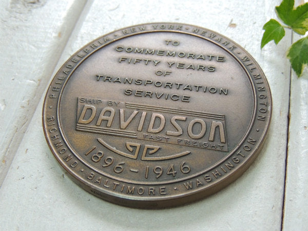 1896~1946's DAVIDSON 50th ヴィンテージ トラック ペーパーウェイトUSA