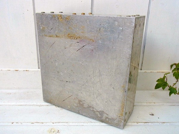 工業系・スチール製・仕切り付き・ヴィンテージ・ツールボックス/スチールバスケット　USA