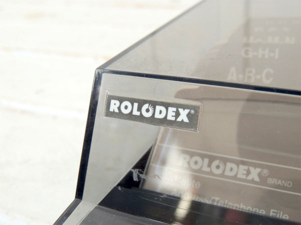【ROLODEX】カード付き・デッドストック・ヴィンテージ・カードファイル/ファイルケース