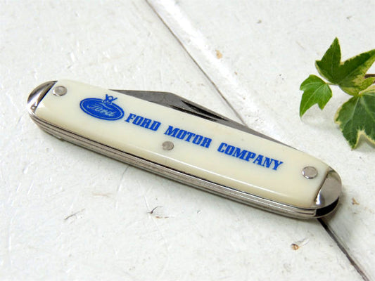 Ford フォードモーター  V8 アドバタイジング ヴィンテージ ポータブル ナイフ 折り畳みナイフ　ポケットナイフ USA