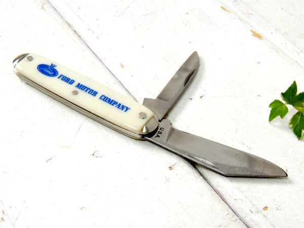 Ford フォードモーター  V8 アドバタイジング ヴィンテージ ポータブル ナイフ 折り畳みナイフ　ポケットナイフ USA