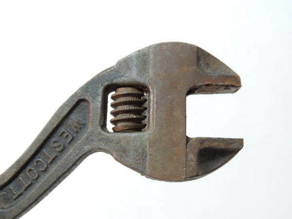 【WESTCOTT・8インチ】モンキーレンチ・USA・ヴィンテージ・工具・DIY・ハンドツール