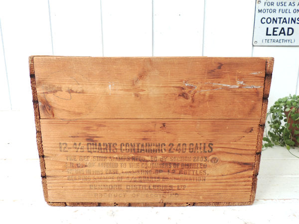 【BENMORE】CALIFORNIA・スコッチ・ウイスキー・ヴィンテージ・ウッドボックス・木箱