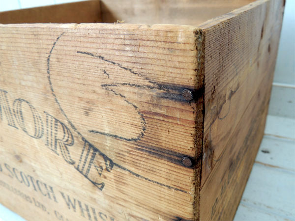 【BENMORE】CALIFORNIA・スコッチ・ウイスキー・ヴィンテージ・ウッドボックス・木箱