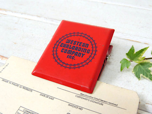 WESTERN CARLOADING トランプ アドバタイジング ビンテージ ペーパークリップ クリップ USA